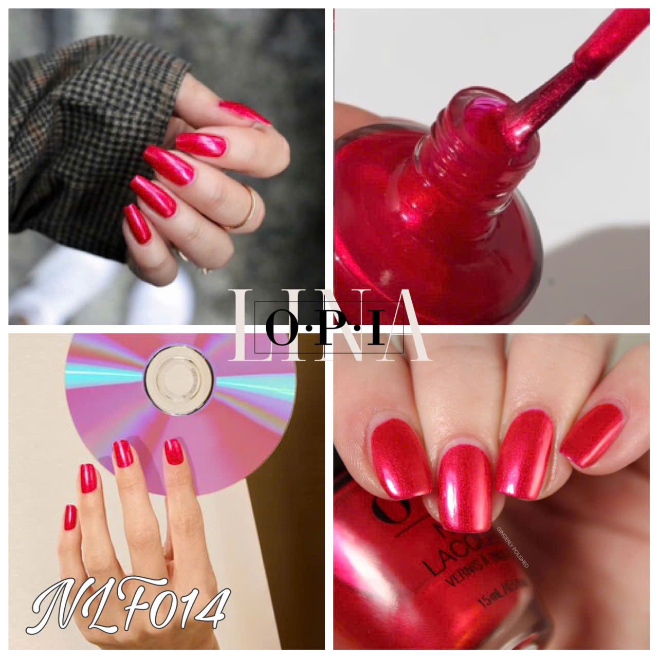 OPI - NLF014 - CYBER CHERRY ON TOP