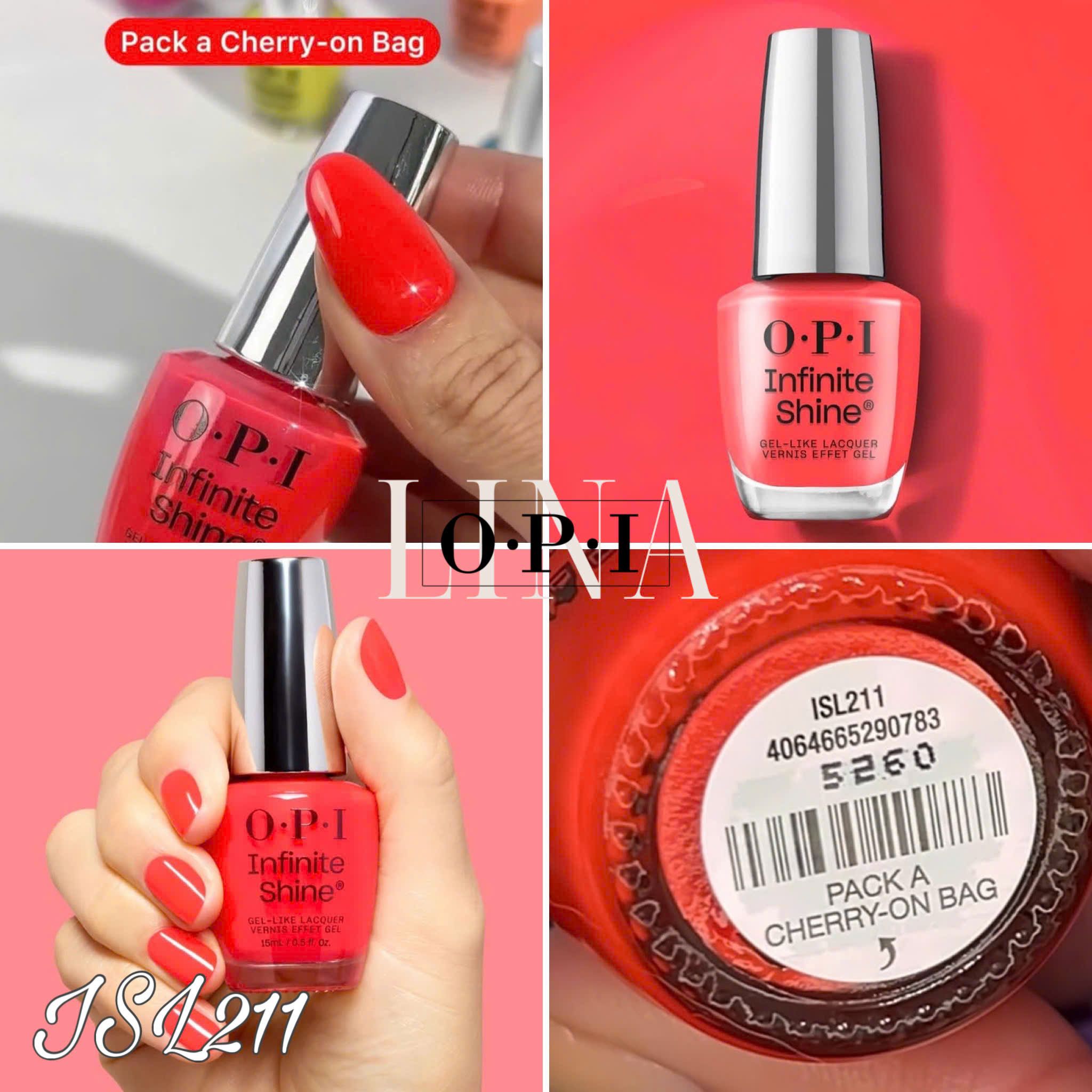 OPI - ISL211 - PACK A CHERRY-ON BAG