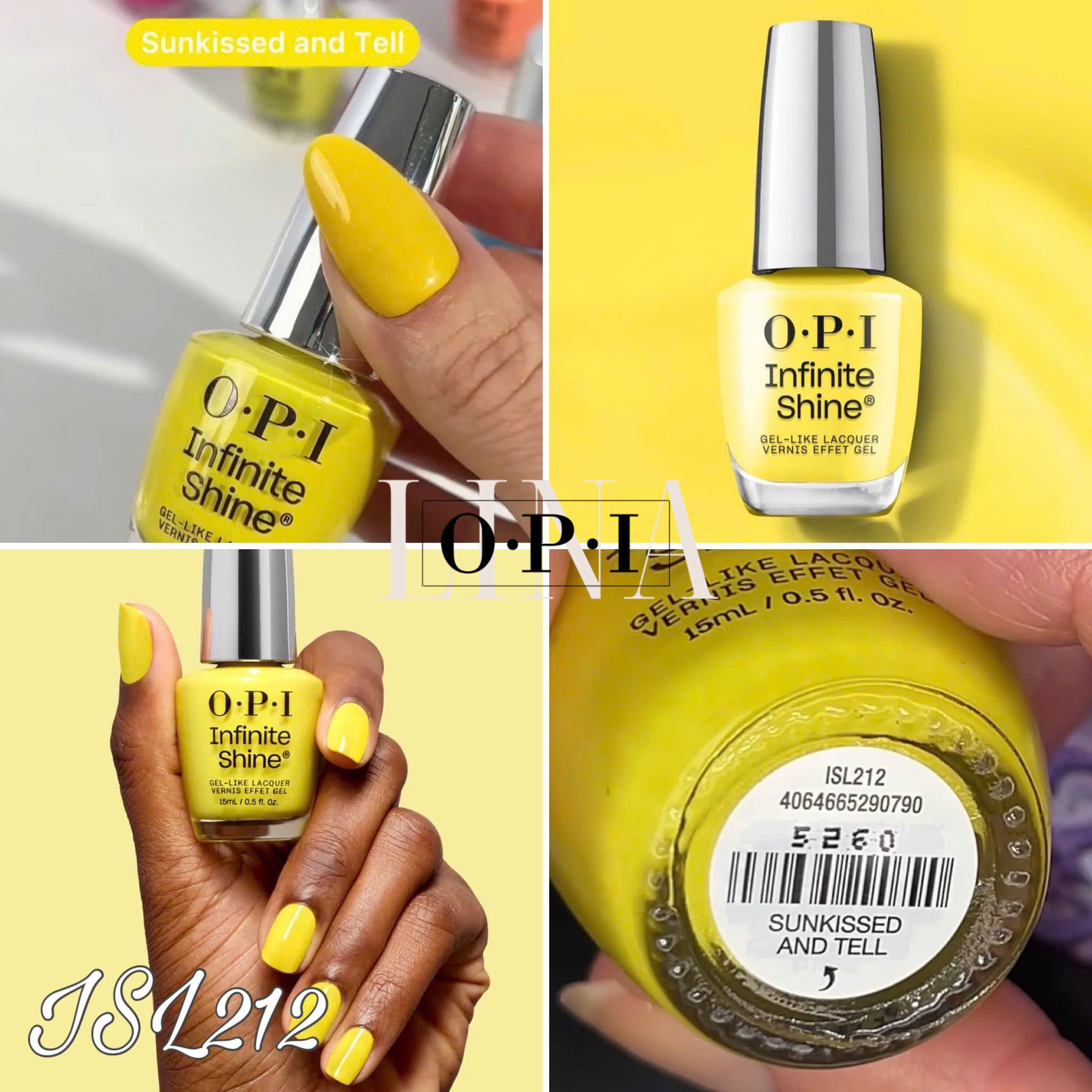 OPI - ISL212 - SUNKISSED AND TELL