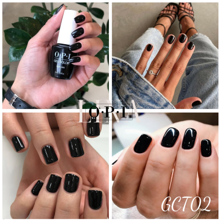 OPI - GCT02/GEL HƠ MÁY - BLACK ONYX